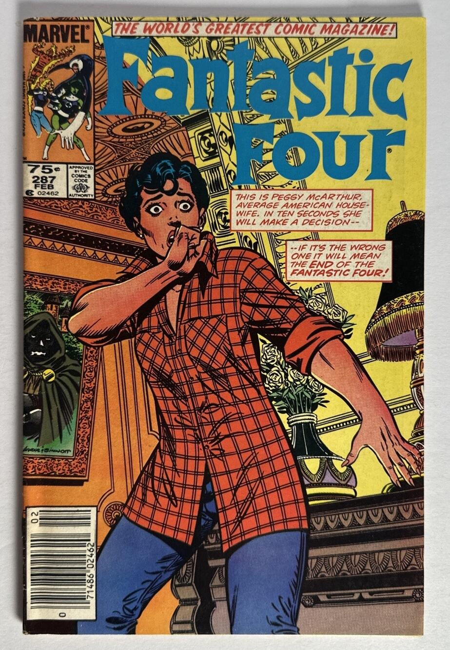 MARKS JEWLERS Fantastic Four #287 Marvel Comics (1986) Doctor Doom